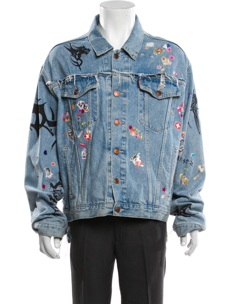 Laptop Stickers as Clothing Patches