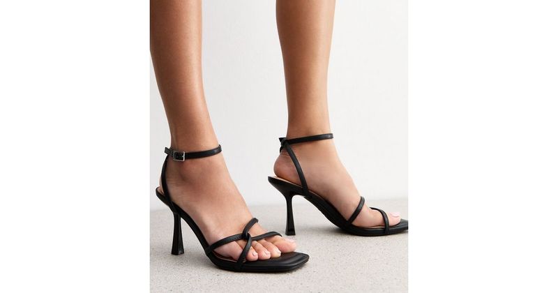Ankle-Strap Heeled Sandals