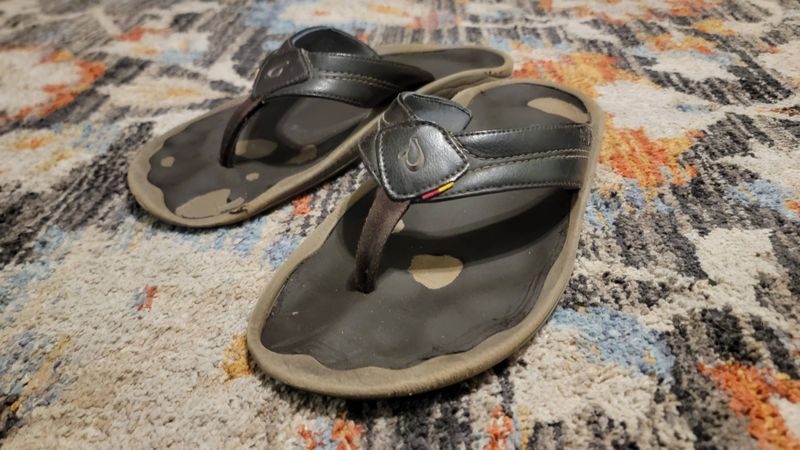 Worn-Out Flip Flops