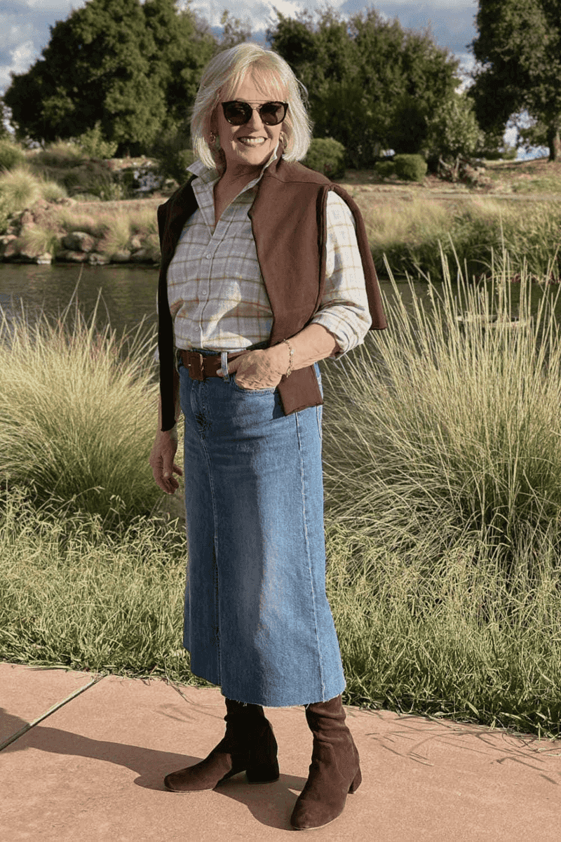 Denim Skirt Revival