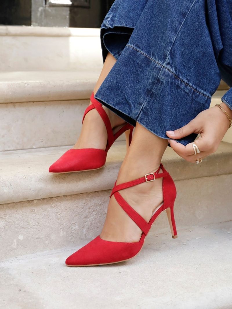 Crossover Strap Heels