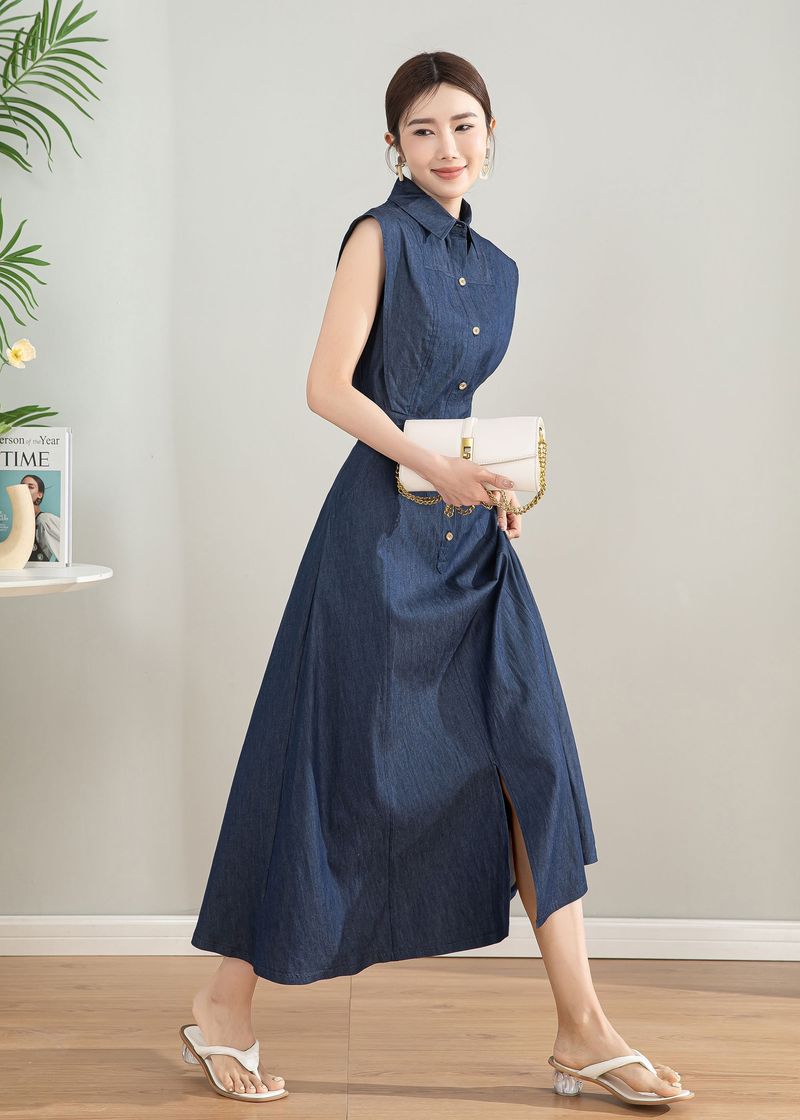 Denim A-Line Delight