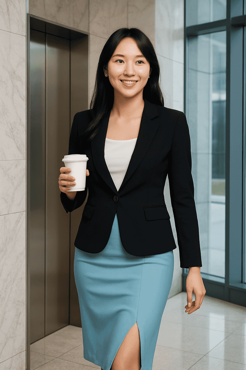 Tailored Pencil Skirt