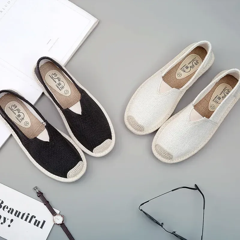 Breathable Canvas Espadrilles