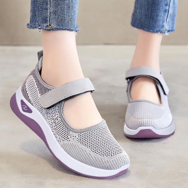 Sporty Mary Jane Flats