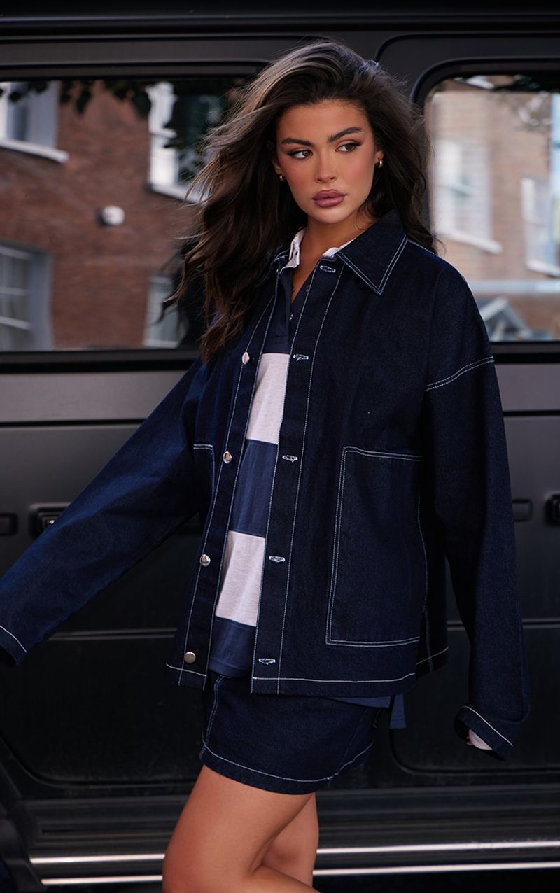 Contrast Stitch Denim Details