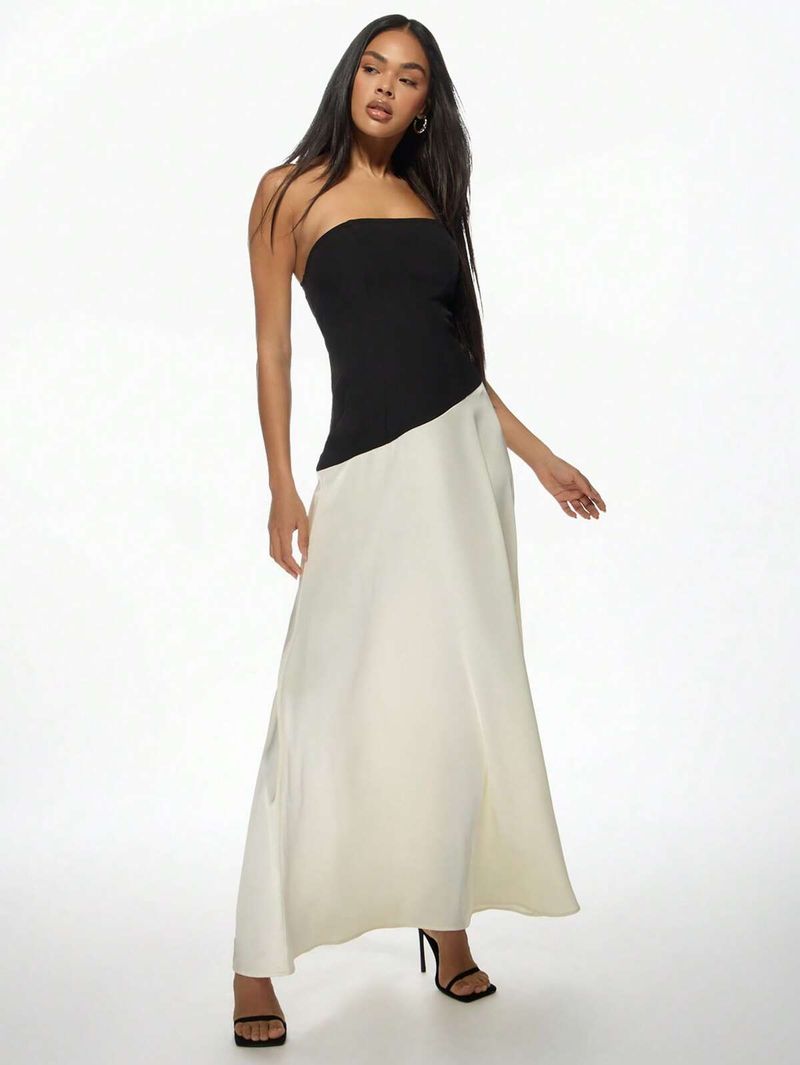 Two-Tone Color Block Sophisticate