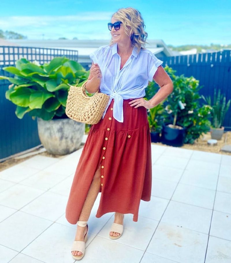 Midi Wrap Skirt