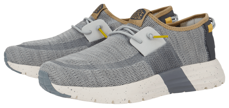 Sporty Elastic-Sided Sneakers