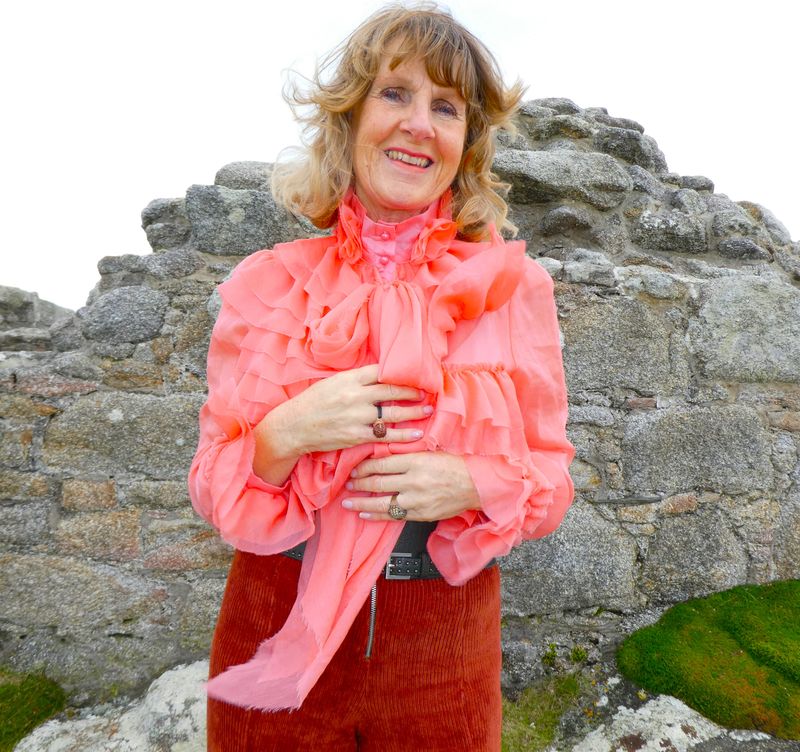 Ruffled Hem Blouse