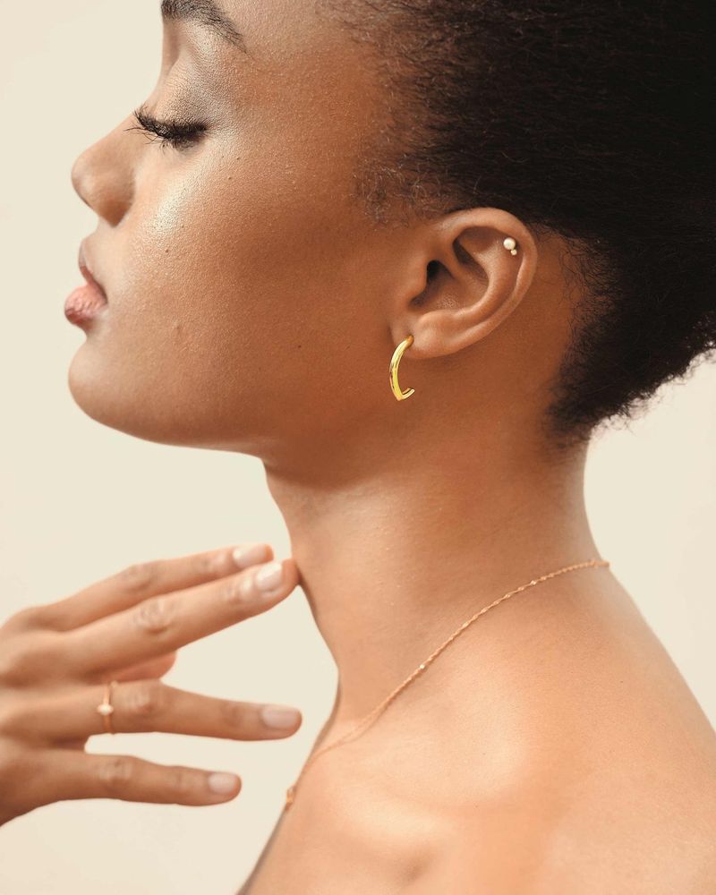 Gold Hoop Earrings
