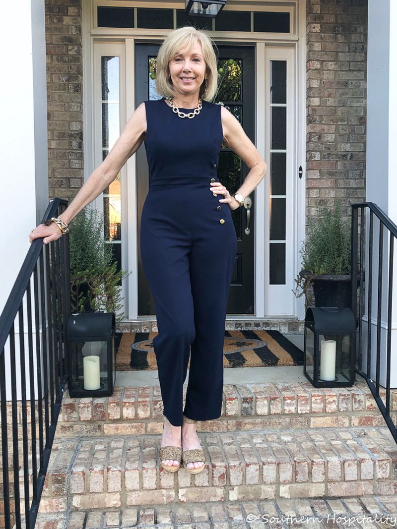 Jumpsuit + Statement Jewelry