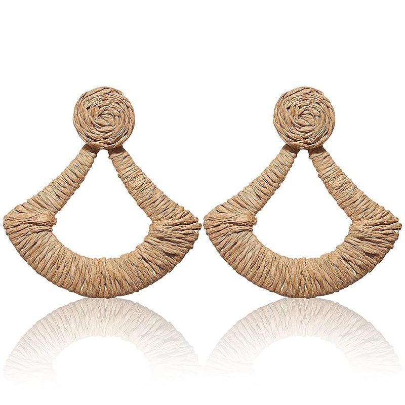Rattan Earrings