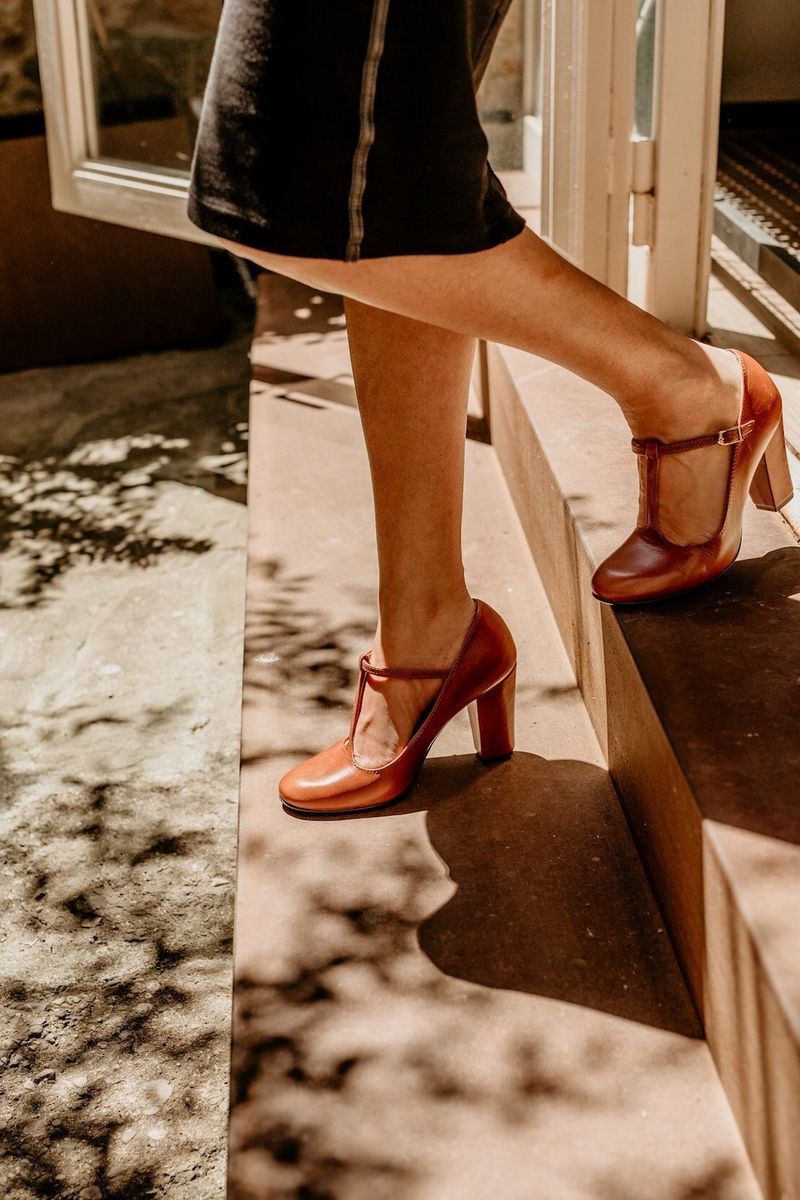 Vintage T-Strap Heels
