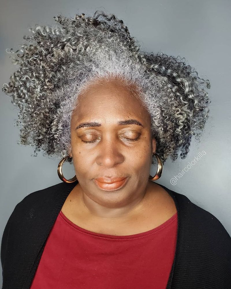 Dramatic Side-Swept Curls