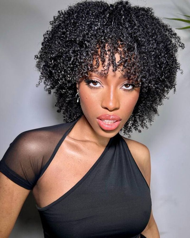 Natural Afro With Layers