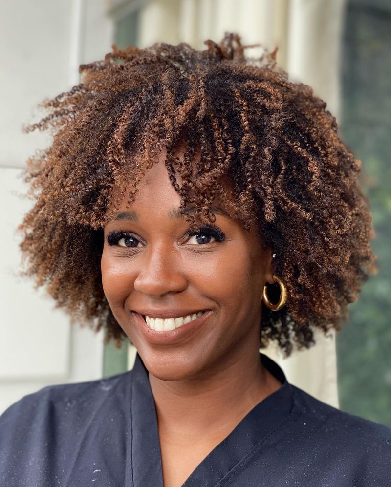 Soft Halo Afro with Dimensional Color