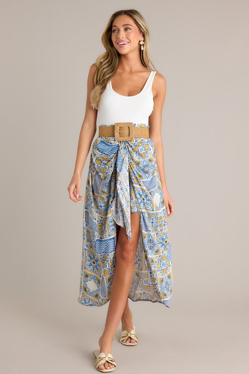 Wrap Skirt and Basic Tank