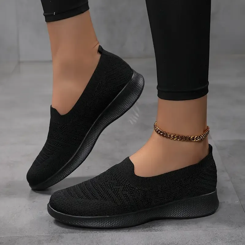 Knit Slip-On Sneakers