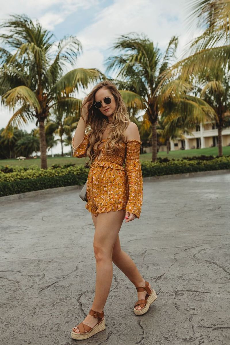 Floaty Romper & Espadrilles Match