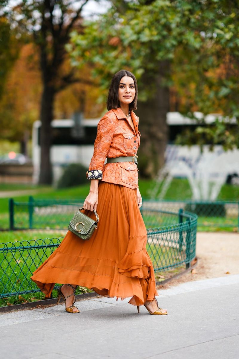 Pleated Maxi for Dramatic Flair