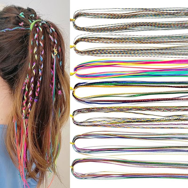 Holographic Hair Ribbon Braid