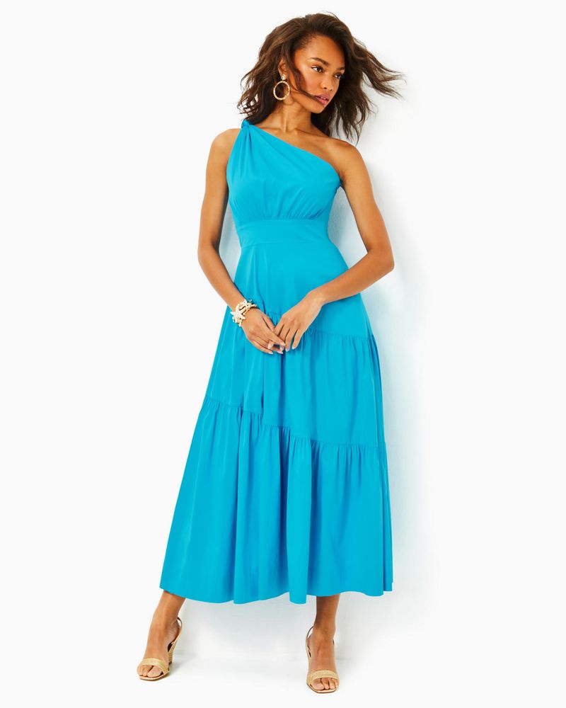 Asymmetrical Neckline Accents