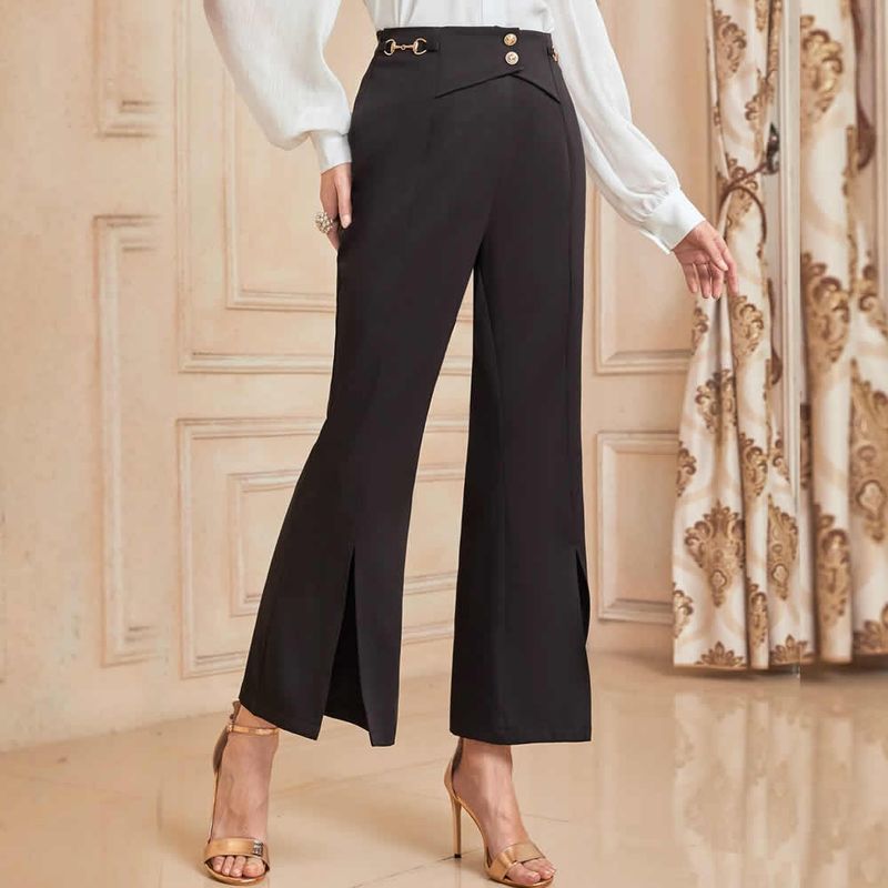 Split-Hem Trousers