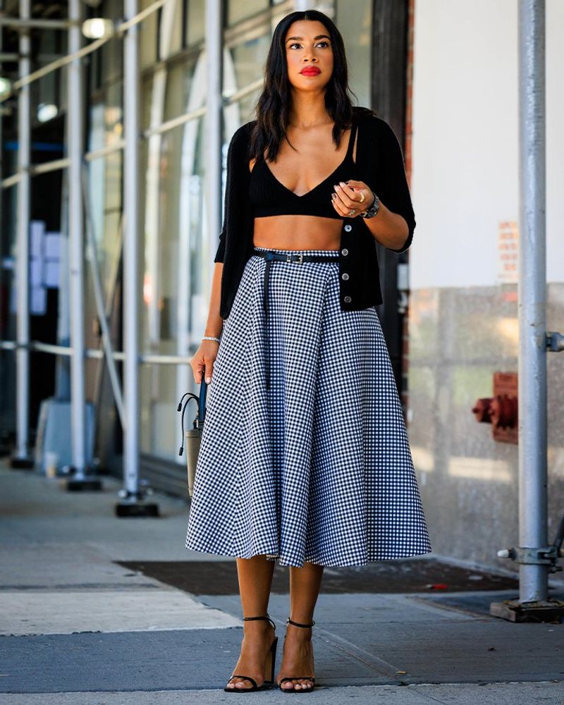 Midi Skirt and Crop Top Pairing