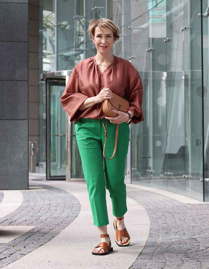 Olive Green and Terracotta