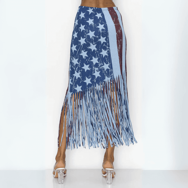Festive Fringe Skirt