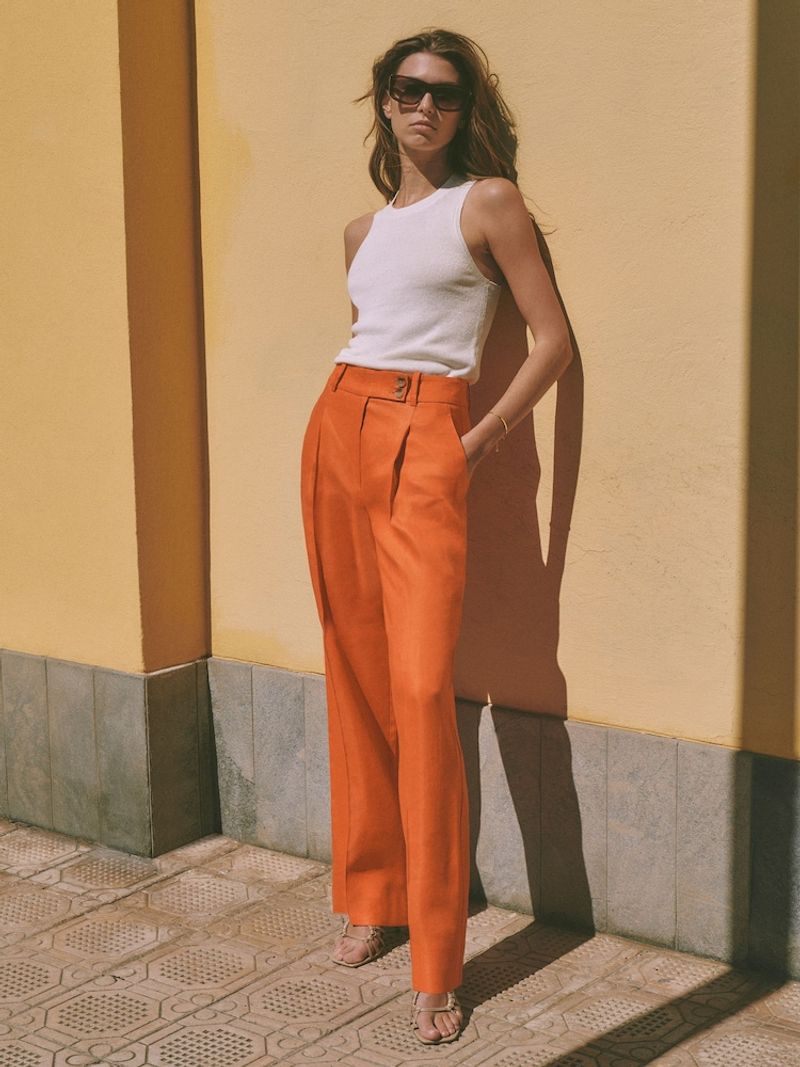 Sunset Sway Linen Trousers