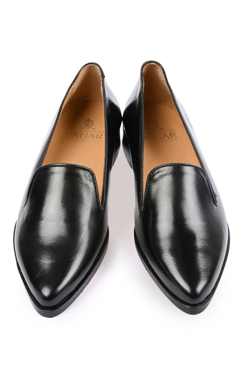 Pointed Leather Loafers