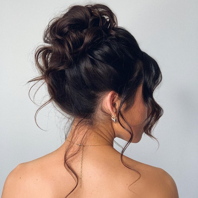 Sculptural Twisted Updo
