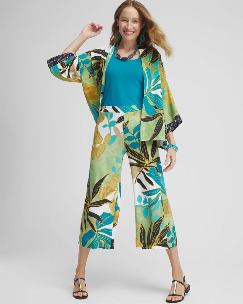 Vibrant Silk Culottes