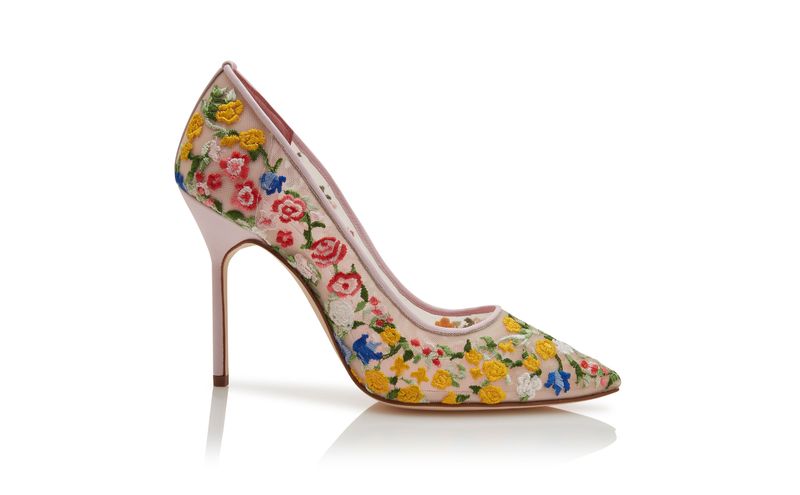 Floral Patterned Heels