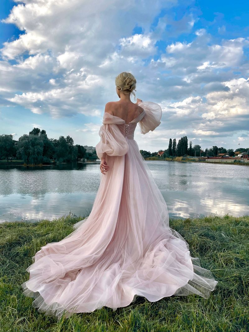 Pleated Pastel Dress