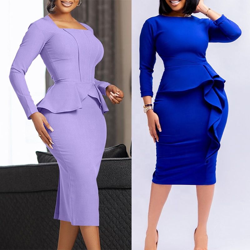 Peplum Dress Pizzazz
