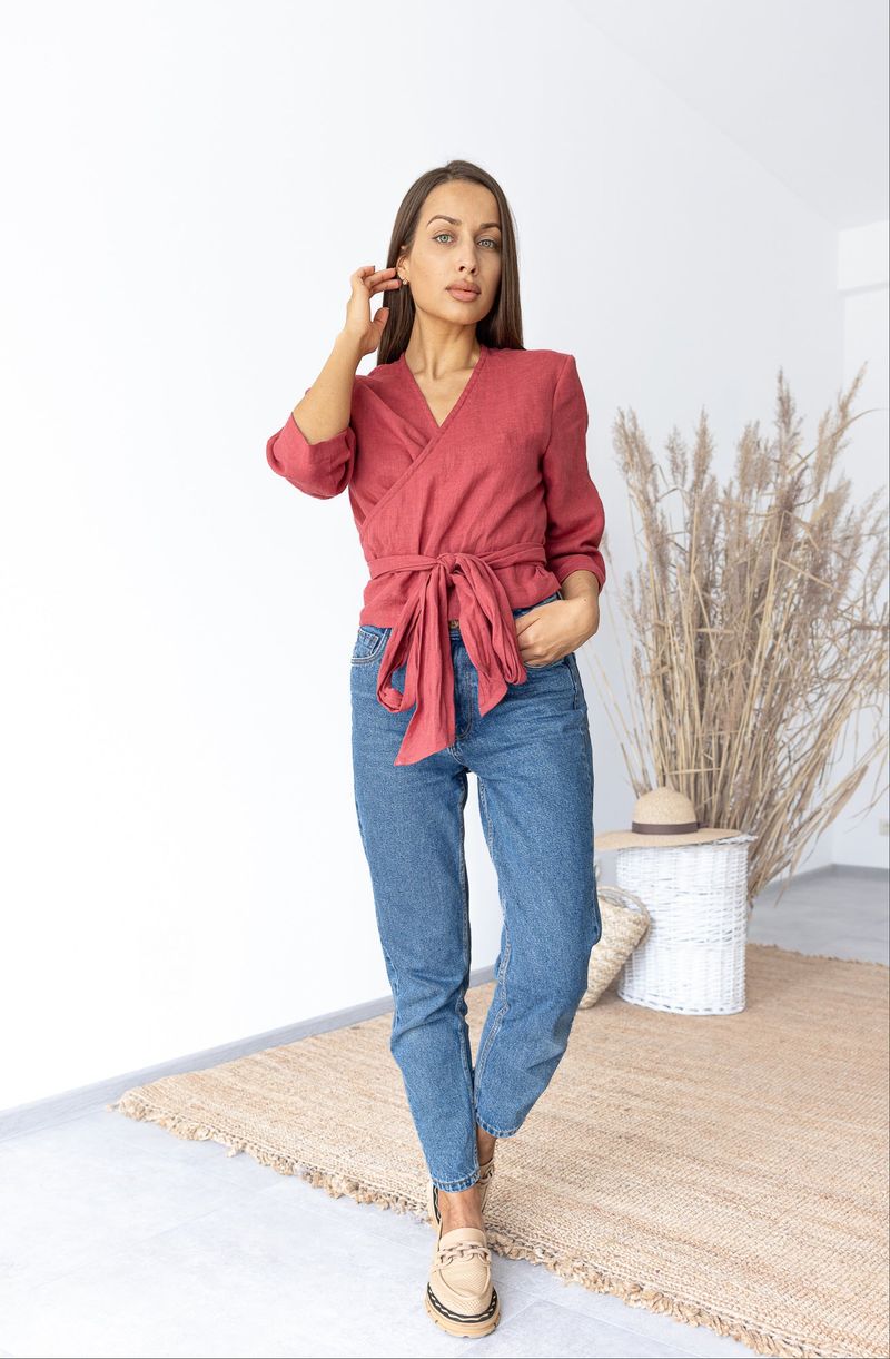 Travel-Ready Wrap Top