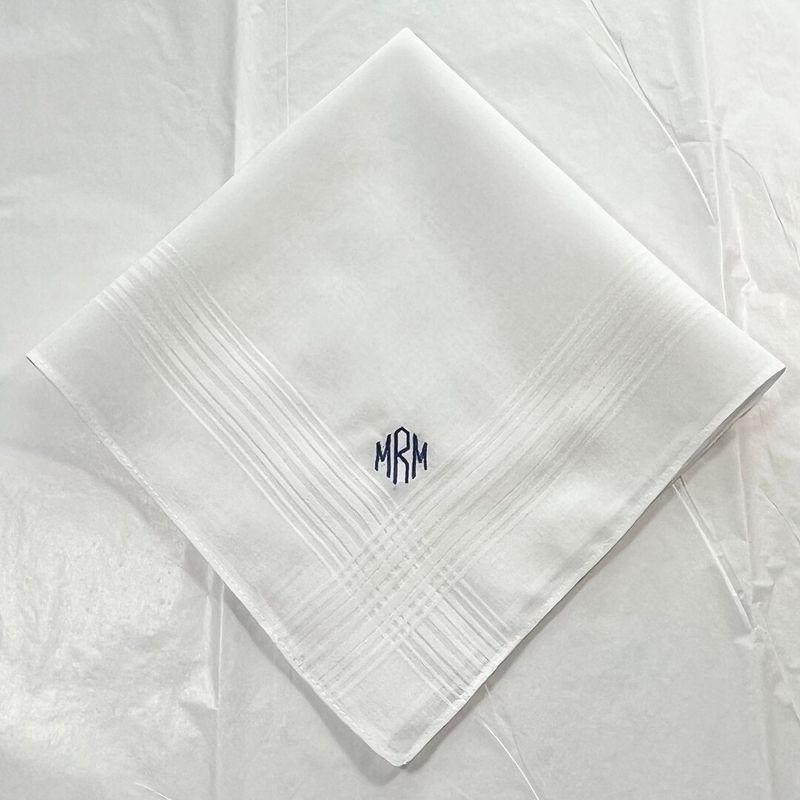 Monogrammed Handkerchief