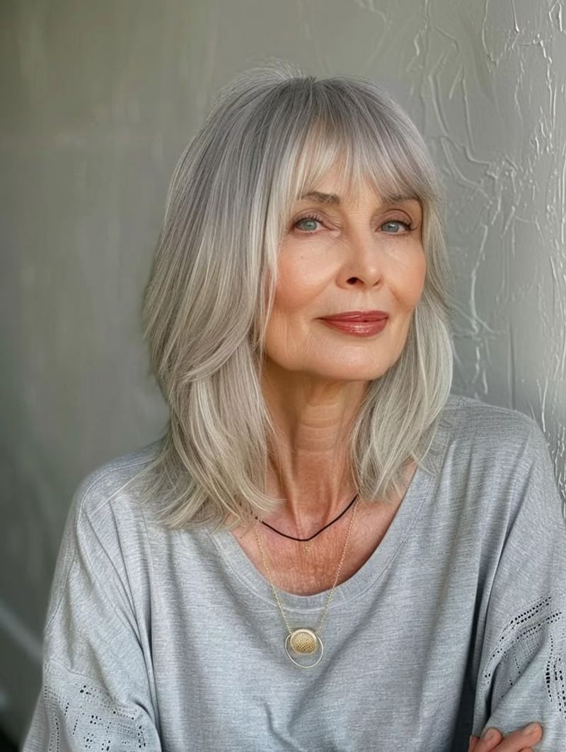 Blunt Mid-Length Cut
