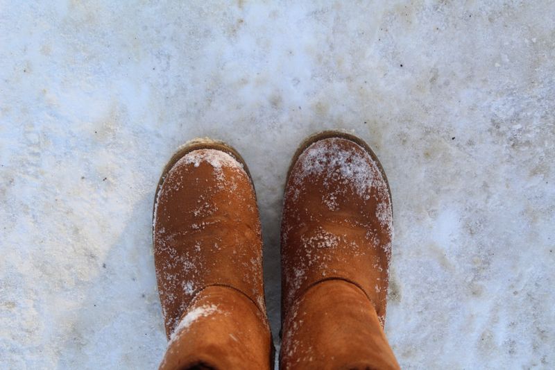 Salt-Stained Winter Boots