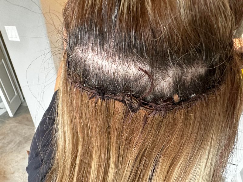 Visible Hair Extensions