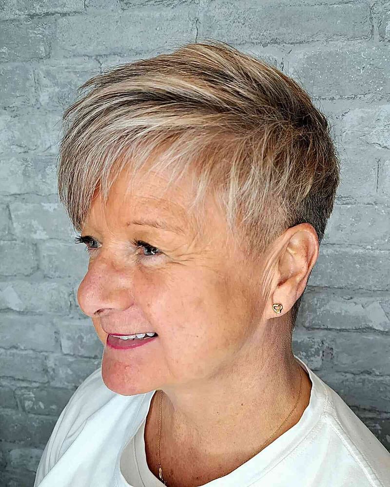 Textured Crop with Forward Fringe