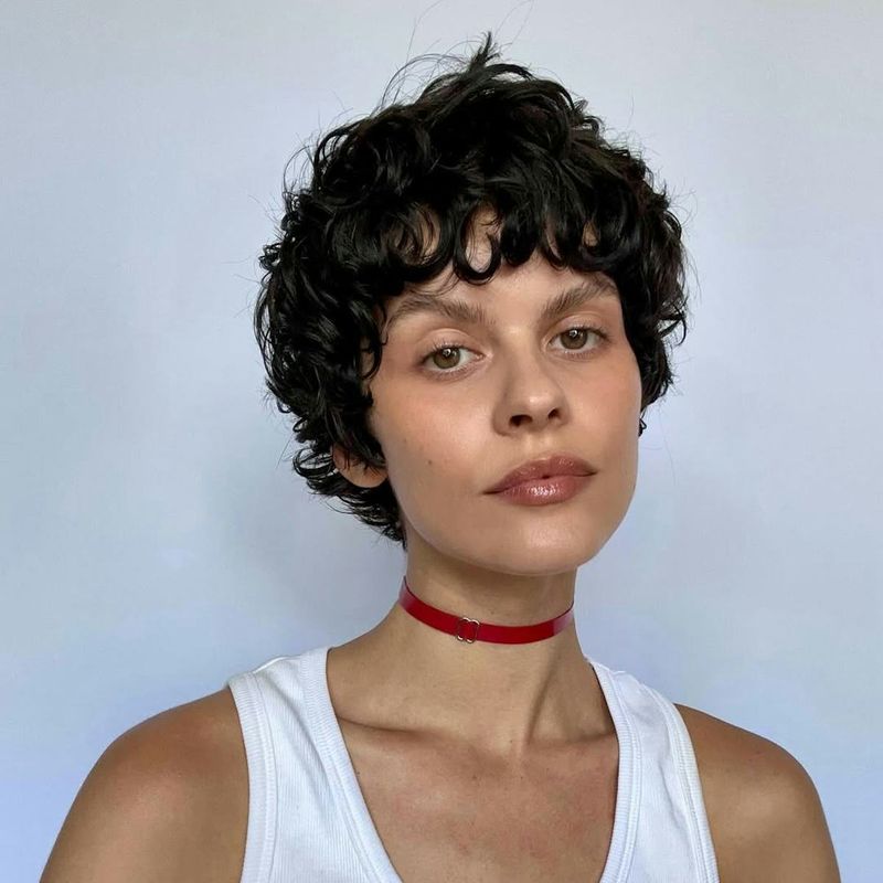 Curly Crop Pixie
