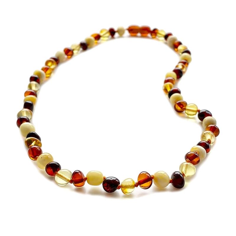 Amber Beaded Necklace