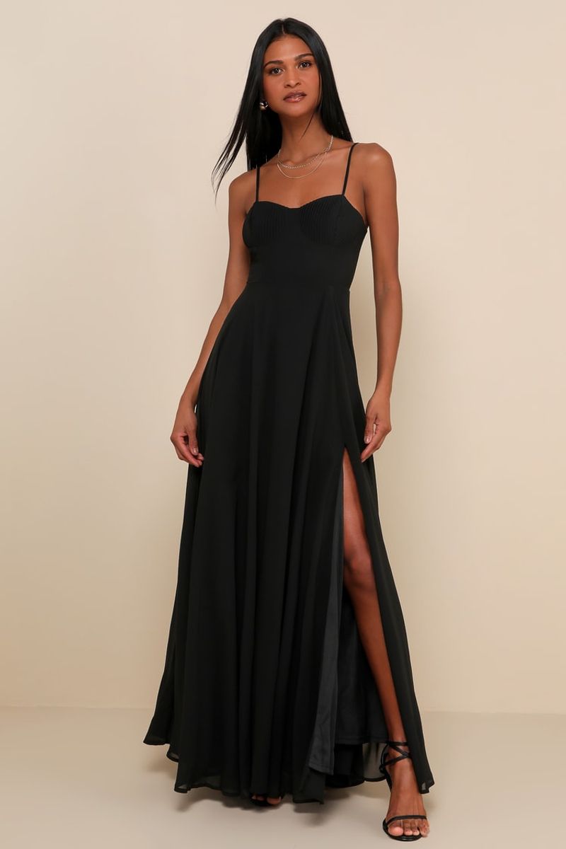Side-Slit Maxi Dress