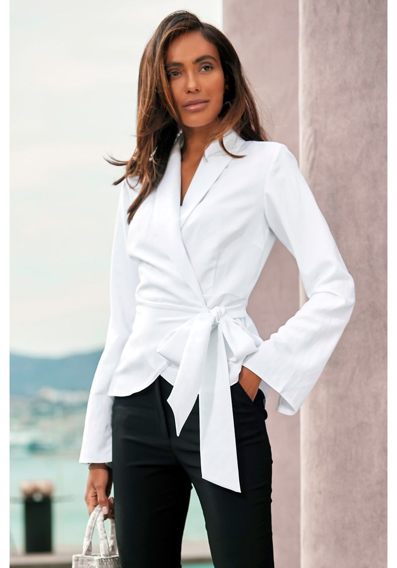 Wrap-Style Blouse