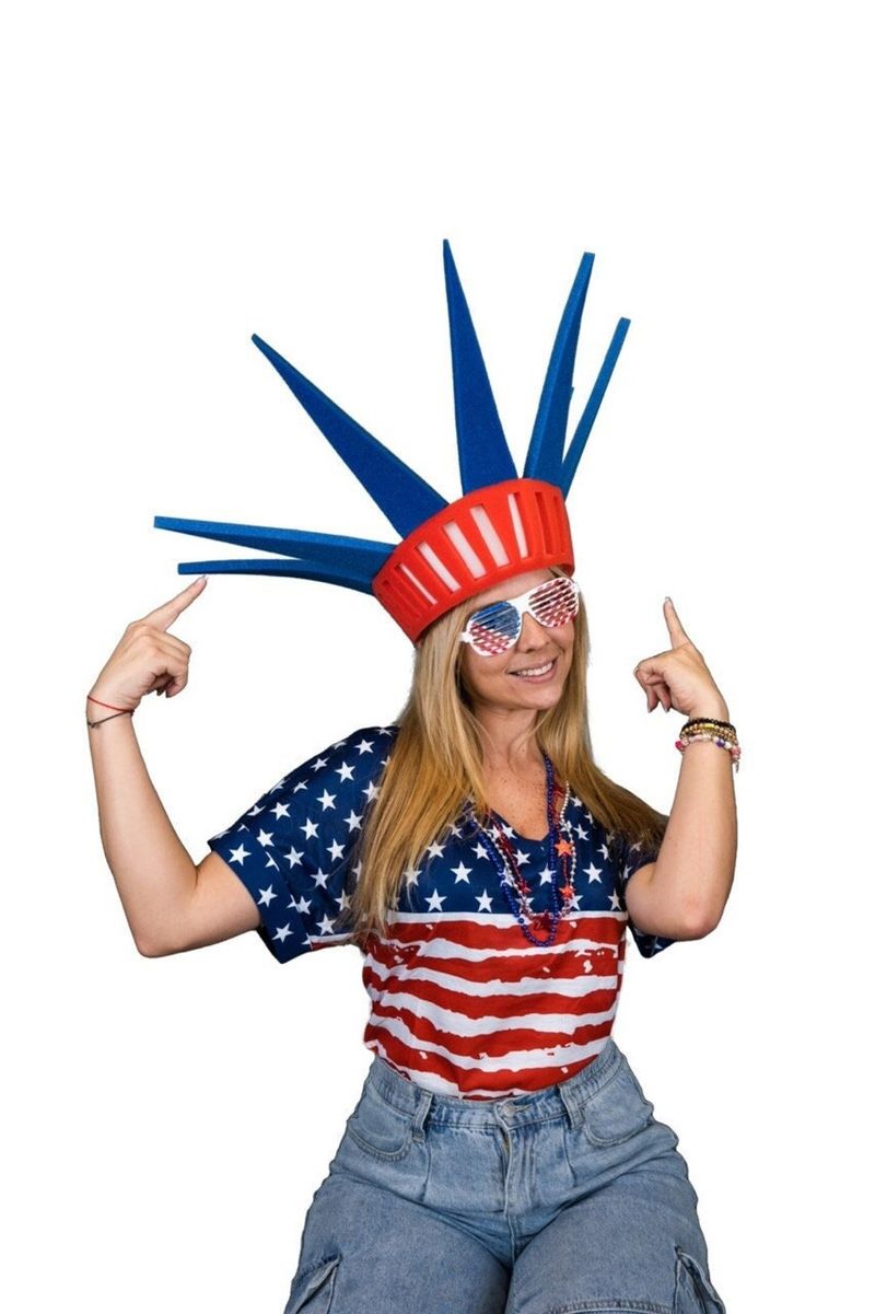 Novelty Foam Statue of Liberty Crowns