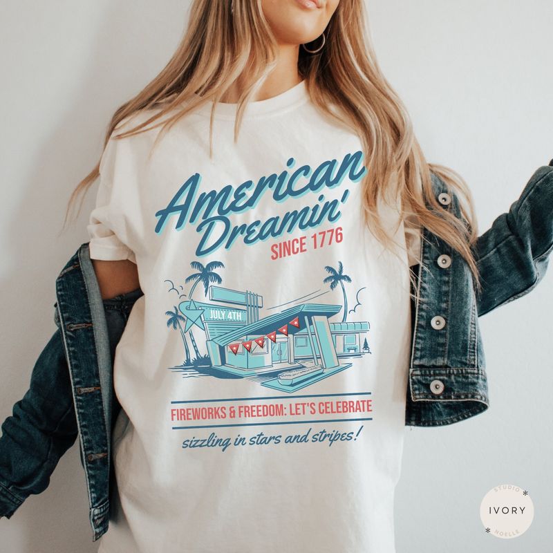 Vintage Americana T-shirt Ensemble